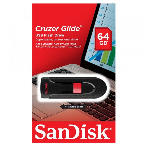 Wholesale SanDisk 64 GB USB 3.0 Cruzer Glide Flash Drive (64GB)